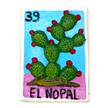 Load image into Gallery viewer, Mexican Handmade JUMBO Clay 3D Lotería Tile Tile Mexico