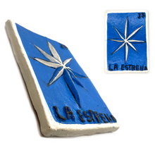 Load image into Gallery viewer, Mexican Handmade JUMBO Clay 3D Lotería Tile Tile Mexico No. 35 - La Estrella