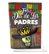 Load image into Gallery viewer, Musical Greeting Card - Happy Father's Day - Feliz Día de Los Padres - "El Rey" Greeting Cards Muertolandia.com 1 Card