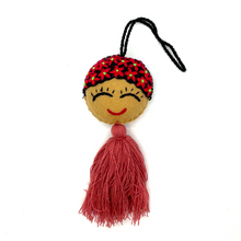 Load image into Gallery viewer, Handmade Plush Doll - Frida Plush Mexico Mauve