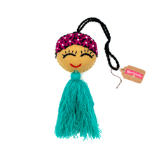 Load image into Gallery viewer, Handmade Plush Doll - Frida Plush Mexico Teal