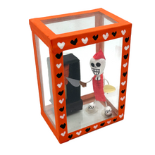 Load image into Gallery viewer, Handmade Window Shadow Box Nicho - See Through Series  - Taquero Shadow Boxes Mexico CC
