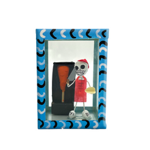 Load image into Gallery viewer, Handmade Window Shadow Box Nicho - See Through Series  - Taquero Shadow Boxes Mexico CC