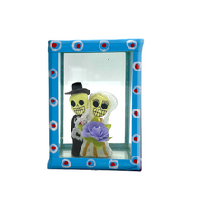 Load image into Gallery viewer, Handmade Window Shadow Box Nicho - See Through Series  - Novios Shadow Boxes Mexico CC