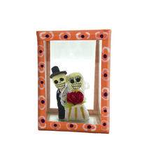 Load image into Gallery viewer, Handmade Window Shadow Box Nicho - See Through Series  - Novios Shadow Boxes Mexico CC