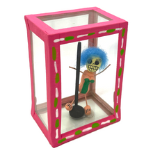 Load image into Gallery viewer, Handmade Window Shadow Box Nicho - See Through Series  - Coquetona Shadow Boxes Mexico CC