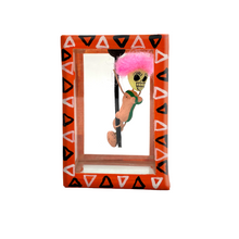 Load image into Gallery viewer, Handmade Window Shadow Box Nicho - See Through Series  - Coquetona Shadow Boxes Mexico CC