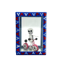 Load image into Gallery viewer, Handmade Window Shadow Box Nicho - See Through Series  - Jr's Bike Shadow Boxes Mexico CC