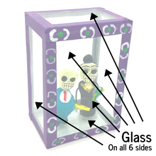 Load image into Gallery viewer, Handmade Window Shadow Box Nicho - See Through Series  - Diego y Frida Shadow Boxes Mexico CC