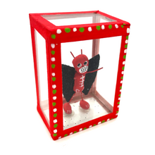 Load image into Gallery viewer, Handmade Window Shadow Box Nicho - See Through Series  - Diablito Shadow Boxes Mexico CC