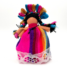 Load image into Gallery viewer, Handmade Otomi Lele Doll / Muertacita Plush Muertolandia.com