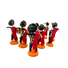 Load image into Gallery viewer, Handmade Mexican Mini 9 Piece Mariachi Nuevo Tecalitlán 1972 Set Art & Decor Mexico
