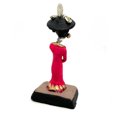 Load image into Gallery viewer, Handmade Mexican Catrina Figurine - Catrina Hortencia Spring Neck Art & Decor Muertolandia.com