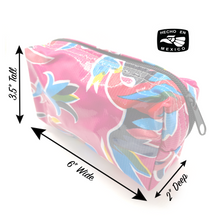 Load image into Gallery viewer, Handmade Mexican Oil Cloth - Cosmetic Bag Totes & Purses Muertolandia.com