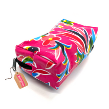Load image into Gallery viewer, Handmade Mexican Oil Cloth - Cosmetic Bag Totes & Purses Muertolandia.com