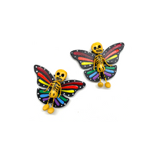 Load image into Gallery viewer, Handmade Mariposa Butterfly Magnets (2 Pack) - Rainbow Art & Decor Mexico Small (2Pack)