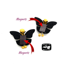 Load image into Gallery viewer, Handmade Mariposa Butterfly Magnets (2 Pack) - Rainbow Art & Decor Mexico
