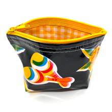 Load image into Gallery viewer, Handmade Mexican Oil Cloth - Medium Pouch Totes & Purses Muertolandia.com Maraca