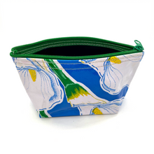 Load image into Gallery viewer, Handmade Mexican Oil Cloth - Medium Pouch Totes & Purses Muertolandia.com Blue Green