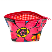 Load image into Gallery viewer, Handmade Mexican Oil Cloth - Medium Pouch Totes & Purses Muertolandia.com Magenta