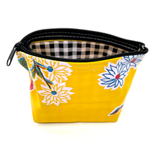 Load image into Gallery viewer, Handmade Mexican Oil Cloth - Medium Pouch Totes & Purses Muertolandia.com Yellow