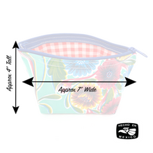 Load image into Gallery viewer, Handmade Mexican Oil Cloth - Medium Pouch Totes & Purses Muertolandia.com