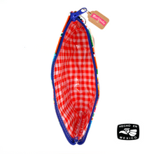 Load image into Gallery viewer, Handmade Mexican Oil Cloth - Large Pouch Totes & Purses Muertolandia.com