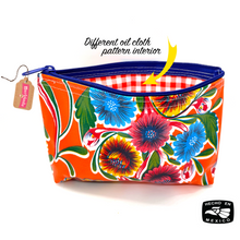 Load image into Gallery viewer, Handmade Mexican Oil Cloth - Large Pouch Totes & Purses Muertolandia.com