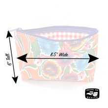 Load image into Gallery viewer, Handmade Mexican Oil Cloth - Large Pouch Totes & Purses Muertolandia.com