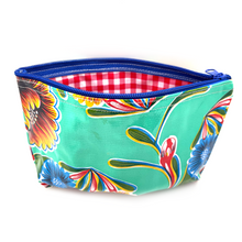 Load image into Gallery viewer, Handmade Mexican Oil Cloth - Large Pouch Totes & Purses Muertolandia.com Sea Foam Green