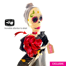 Load image into Gallery viewer, Mexican Handmade Paper Maché - Mariachi Los Muertos - Doña Merced - Catrina Art & Decor Muertolandia.com