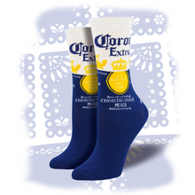 Load image into Gallery viewer, Women's "Corona Cerveza Beer" Socks Socks SockSmith