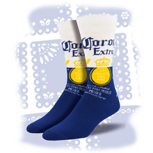 Load image into Gallery viewer, Men's "Corona Cerveza Beer" Socks Socks SockSmith Sock size 10-13
