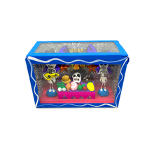 Load image into Gallery viewer, Handmade Window Shadow Box Nicho - Calaca / Skeleton Ofrenda Shadow Boxes Mexico CC