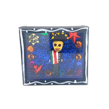 Load image into Gallery viewer, Handmade Square Shadow Box Nicho - Mariachi Magnet Shadow Boxes Mexico