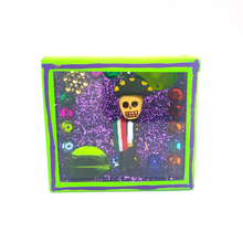 Load image into Gallery viewer, Handmade Square Shadow Box Nicho - Mariachi Magnet Shadow Boxes Mexico