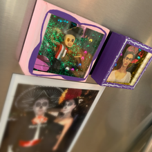 Load image into Gallery viewer, Handmade Square Shadow Box Niche - Frida Magnet Shadow Boxes Mexico