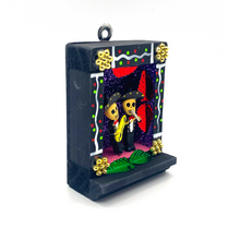 Load image into Gallery viewer, Handmade Shadow Box Nicho - Mariachi Shadow Boxes Mexico CC