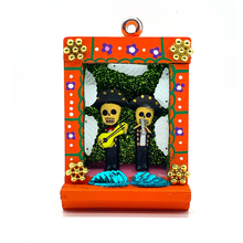 Load image into Gallery viewer, Handmade Shadow Box Nicho - Mariachi Shadow Boxes Mexico CC