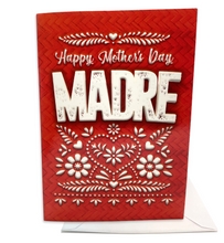 Load image into Gallery viewer, Musical Greeting Card - Happy Mother's Day - Feliz Dia de Las Madres - "Cielito Lindo" Greeting Cards Muertolandia.com Card Only