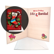 Load image into Gallery viewer, Musical Greeting Cards - 4 Card Mexican Christmas Bundle Greeting Cards Muertolandia.com