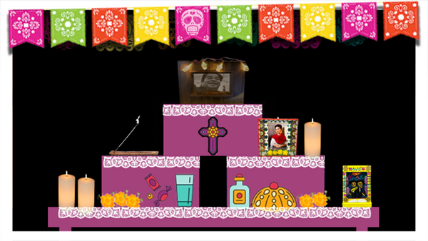 how to create a day of the dead altar dia de los muertos altar diy