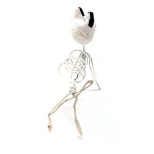 Handmade Mexican Figurine - Wire Dog Calaca