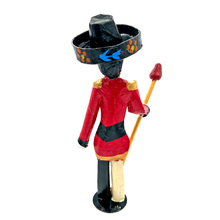 Load image into Gallery viewer, Mexican Handmade Paper Maché – Catrín Nutcracker Holiday Decor Nuevetón