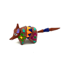 Load image into Gallery viewer, Handmade Mexican Mini Lucky Alebrijes Art &amp; Decor Mexico Armadillo B  