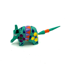 Load image into Gallery viewer, Handmade Mexican Mini Lucky Alebrijes Art &amp; Decor Mexico Armadillo C  