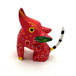 Handmade Mexican Mini Lucky Alebrijes Art & Decor Mexico Coyote D  