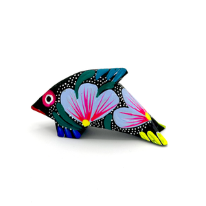 Handmade Mexican Mini Lucky Alebrijes Art & Decor Mexico Fish D  