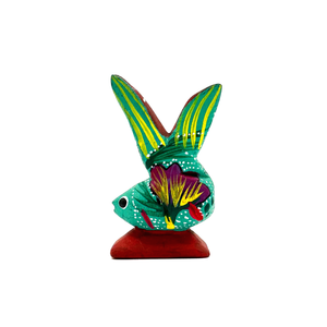 Handmade Mexican Mini Lucky Alebrijes Art & Decor Mexico Pez B  