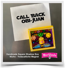 Load image into Gallery viewer, Handmade Square Shadow Box Nicho - Yodacaltiche Magnet